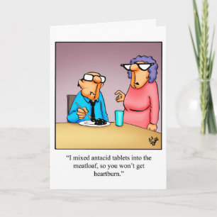 Grappige verjaardagskaart met humor kaart