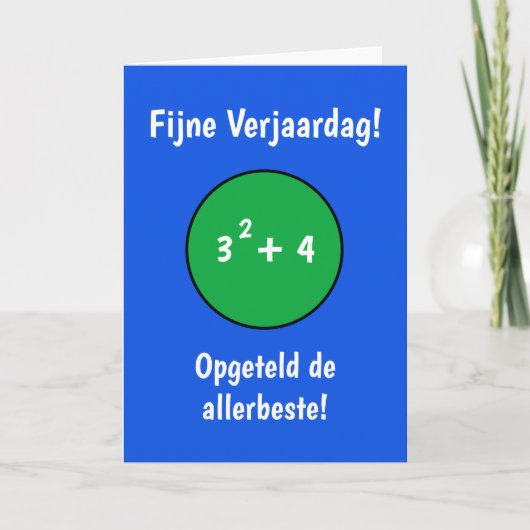 Grappige verjaardagskaart voor 13e verjaardag kaart (Voorkant)