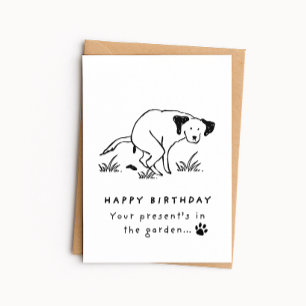 Grappige verjaardagskaart voor honden - Cadeau in Kaart