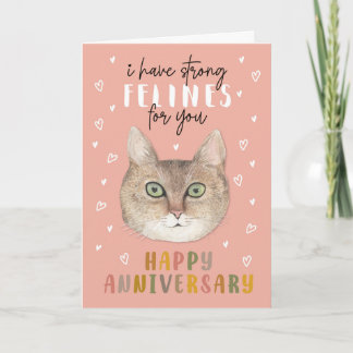 Grappige Verjaardagskaart voor Kattenliefhebbers ' Kaart