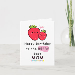 Grappige verjaardagskaart voor mama, humoristische kaart
