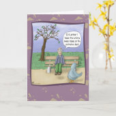 Grappige verjaardagskaarten: dag in het park kaart (Gele Bloem)