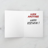 Grappige verjaardagskaarten: de ene stud naar de a kaart (Binnen)