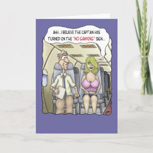 Grappige verjaardagskaarten: geen gawking kaart