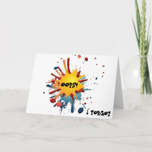 "Grappige verjaardagskaarten" Kaart