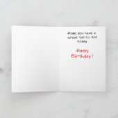 Grappige Verjaardagskaarten: Verjaardag Tail Payba Kaart (Binnen)