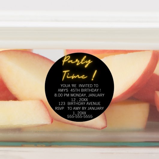 Grappige verjaardagslabels labels (Aangebracht)