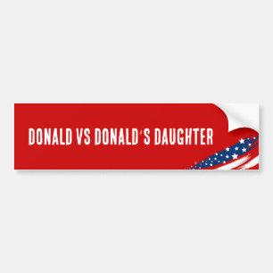 Grappige verkiezing Trump Harris 2024 Bumpersticker