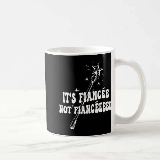Grappige verloofde verlovings bruiloft toverfee to koffiemok (Rechts)