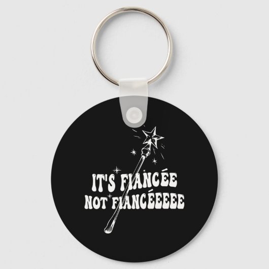 Grappige Verloofde Verlovingsfeest Toverstaaf  Sleutelhanger (Voorkant)