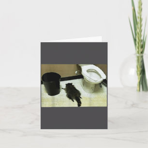 Grappige Verlopen Panda Dronken Wasbeer  Kaart