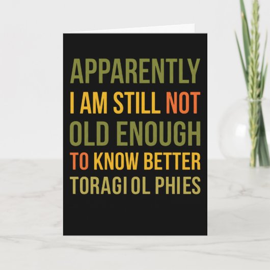 Grappige Veroudering Grappige Oude Mensen Kennis  Kaart (Voorkant)