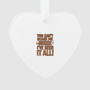Grappige Verpleegster Alles Gezien Vintage Hallowe Ornament