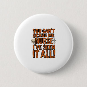 Grappige Verpleegster Alles Gezien Vintage Hallowe Ronde Button 5,7 Cm