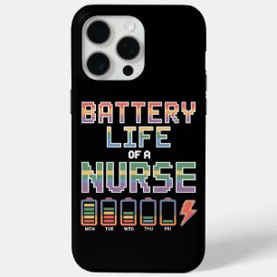 Grappige Verpleegster Batterij Levensduur Citaat K iPhone 15 Pro Max Hoesje