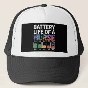 Grappige Verpleegster Batterij Levensduur Citaat K Trucker Pet