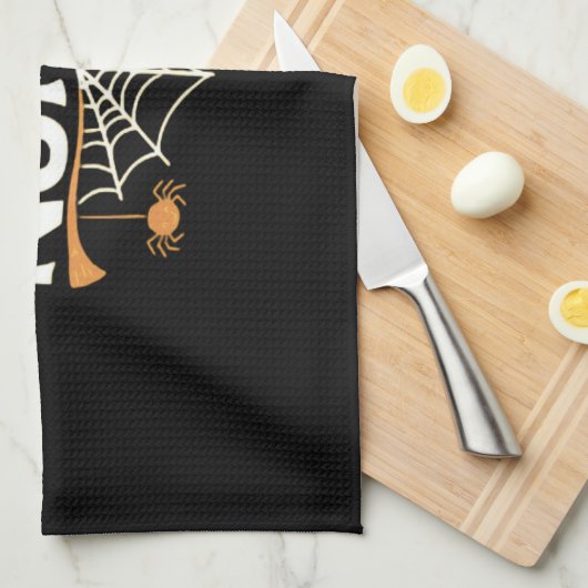 Grappige Verpleegster Halloween Ghost Design Essen Theedoek (Quarter Fold)