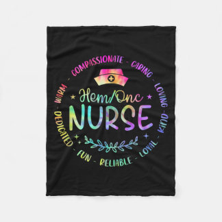 Grappige verpleegster hematologie_oncologie Rn Hem Fleece Deken