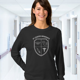 Grappige verpleegster I.V.-liga T-shirt