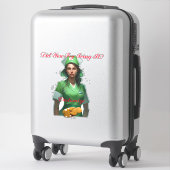 Grappige Verpleegster Icing It Thunder_Cove Sticker (Koffer)