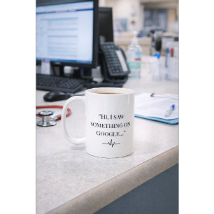 Grappige verpleegster mok “Ik zag het op Google” A