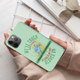 Grappige Verpleegster Practitioner Handschoen Aang iPhone 11 Pro Hoesje