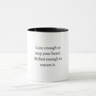 Grappige verpleegster quote mok