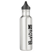 Grappige Verpleegster stomme woordkunst Waterfles (Links)