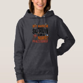 Grappige verpleegster verpleegkundige heks Hallowe Hoodie (Voorkant)