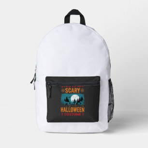 Grappige Verschrikkelijke Halloween Kostuum Kerkho Bedrukte Rugzak