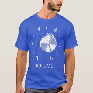Grappige versterker volumeknop 11 muziek luid gelu t-shirt