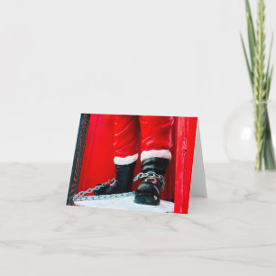 Grappige vertraagde kerstkaart feestdagen kaart