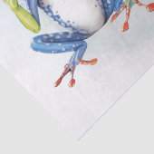Grappige verwarde kikkers tissuepapier (Detail)