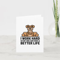 Grappige verwendigde hond citaat bank illustratie