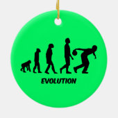 grappige verzameling evolutie keramisch ornament (Achterkant)