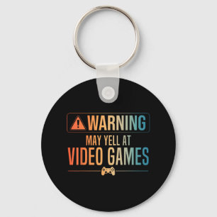 Grappige Video Game Art voor mannen Vrouwen Gaming Sleutelhanger