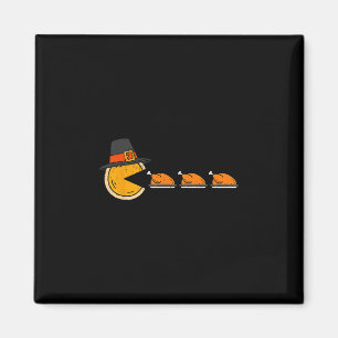 Grappige videogame die kalkoen eet Thanksgiving ga Magneet