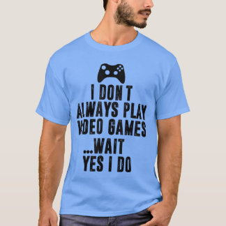 Grappige videogame-speler gaming quote grap contro t-shirt