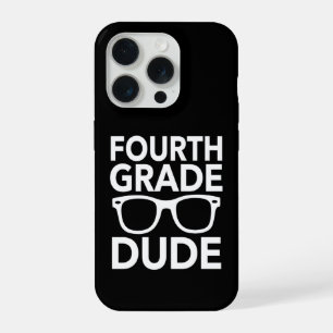 Grappige vierde klas kerel basisschoolleerling iPhone 15 pro hoesje