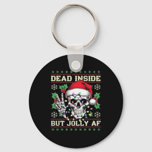 Grappige Vies Kerstmis Lelijke Trui Sleutelhanger