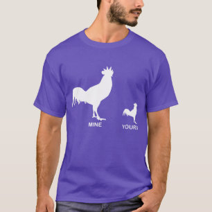 Grappige Vies Kippenhok Grof Beledigend 70s retro T-shirt