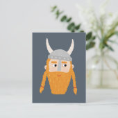 Grappige Viking Briefkaart (Staand voorkant)