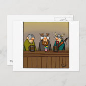 Grappige Viking Drink Cartoon Briefkaart (Voorkant / Achterkant)
