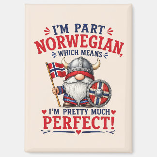 Grappige Viking/Noorse Kabouter, "Ik ben gedeeltel Magneet