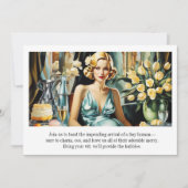 Grappige Vintage Glam Art Deco Kaart (Voorkant)