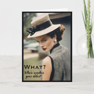Grappige vintage mode BFF verjaardagskaart Kaart