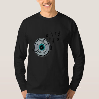 Grappige Vinyl Record Muziek Liefhebber Grafische  T-shirt