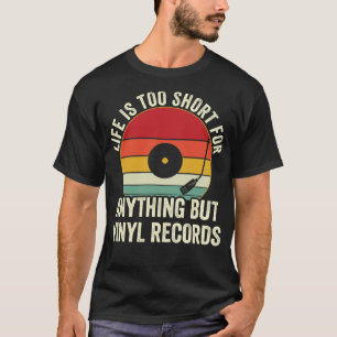 Grappige Vinyl Records Verzamelen LP lover T-shirt