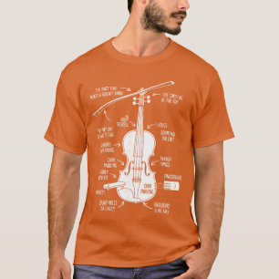 Grappige viool vedelspeler muzikant humor cadeau g t-shirt