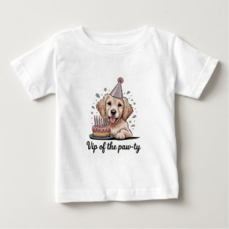 Grappige "VIP van het Poes-ie feest" Hond Verjaard